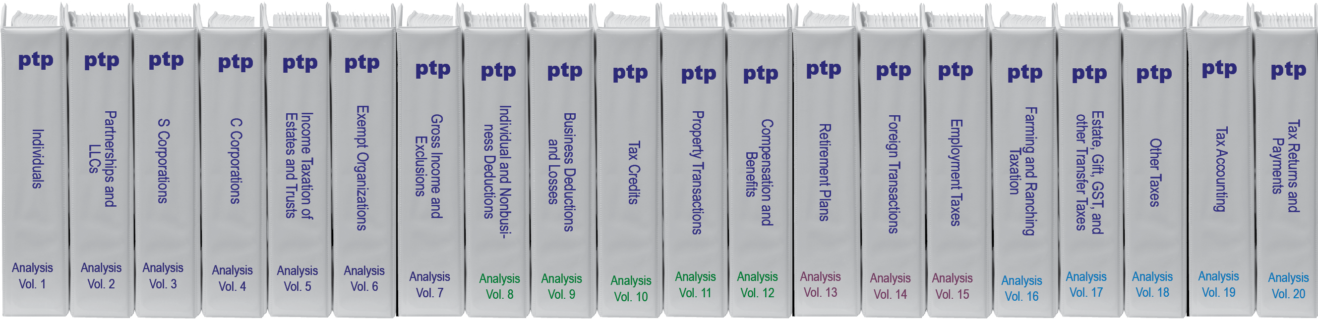 Row of Professional Books