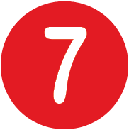 Red Number 7